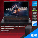 Acer Nitro V 15 ANV15-52-572T Gaming Laptop (Obsidian Black)