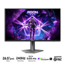 AOC Agon Pro AG276QZD2 26.5" QHD (2560x1440) 240Hz 0.03ms QD OLED Adaptive Sync Gaming Monitor (Black & Grey)