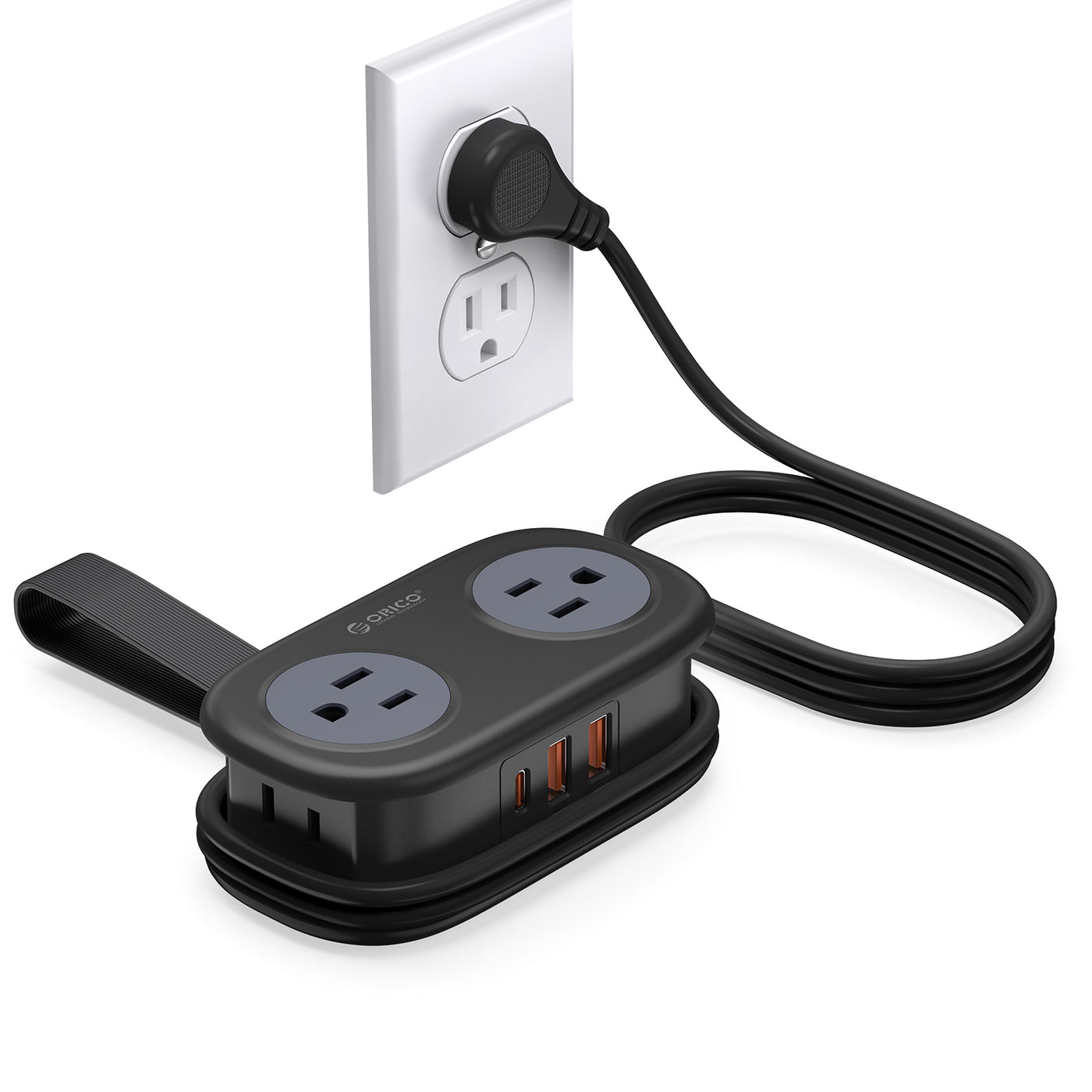 Orico AP3 7-Port 20W Travel Power Strip | DataBlitz