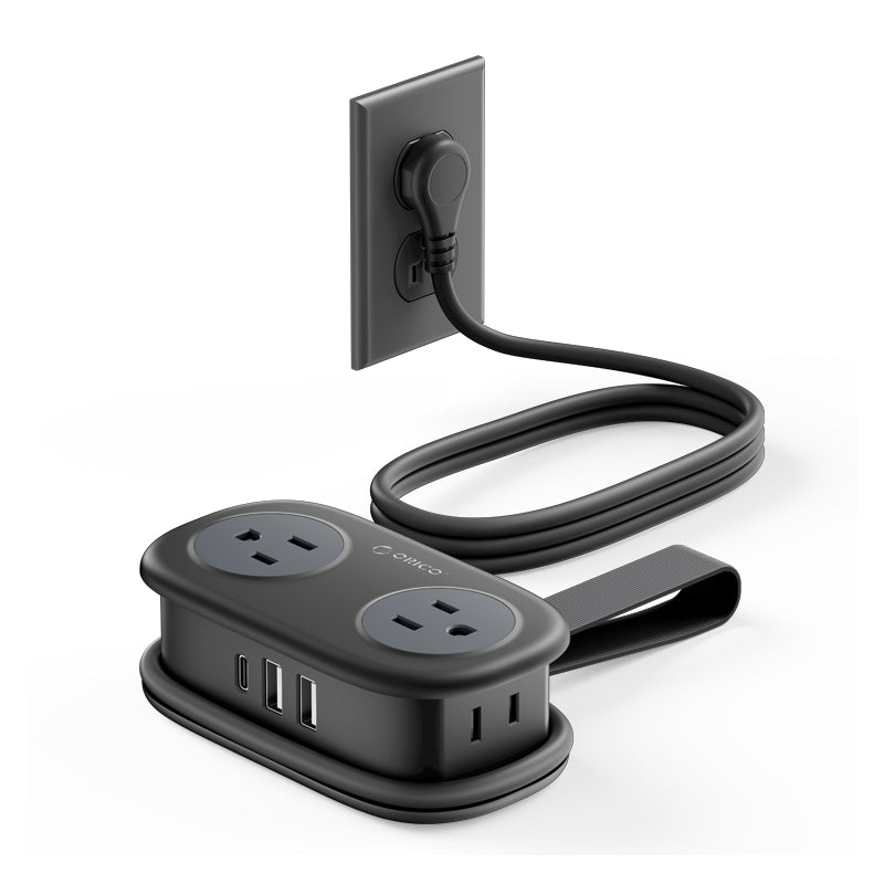 Orico AP3 7-Port 15.5W Travel Power Strip | DataBlitz