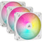 Corsair iCUE AR120 Digital RGB 120mm PWM Fan (White) (Triple Pack)