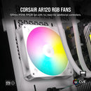 Corsair iCUE AR120 Digital RGB 120mm PWM Fan (White) (Triple Pack)