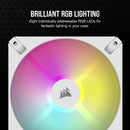 Corsair iCUE AR120 Digital RGB 120mm PWM Fan (White) (Single Pack)