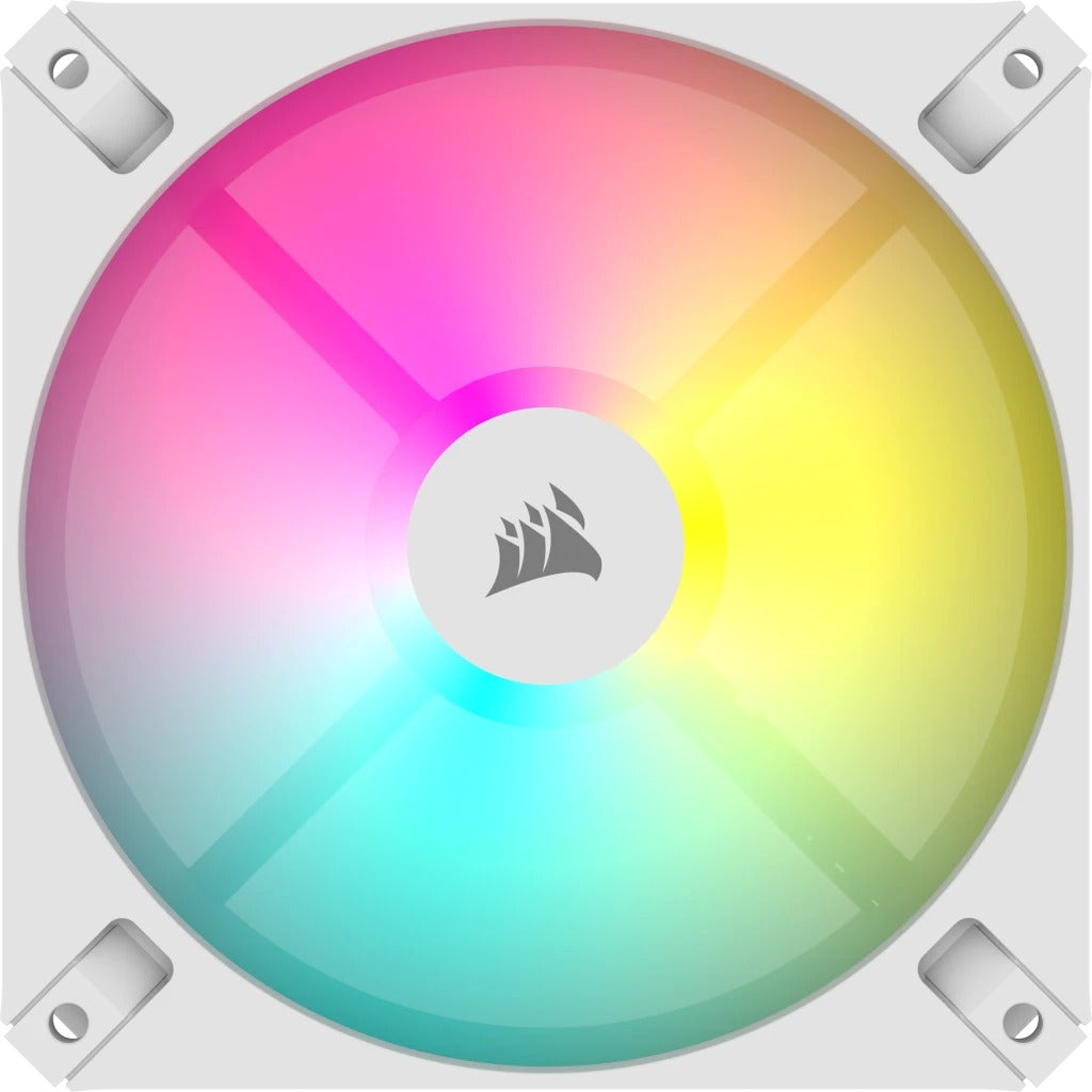 Corsair iCUE AR120 Digital RGB 120mm PWM Fan (White) (Triple Pack)