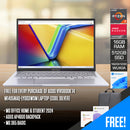 ASUS Vivobook 14 M1405NAQ-LY003WSM Laptop (Cool Silver) | 14" WUXGA (1920x1200) IPS | Ryzen 7 170 | 16GB RAM | 512GB SSD | AMD Radeon Graphics | Windows 11 Home | MS Office Home & Student 2024 + MS 365 Basic + ASUS AP4600 Backpack