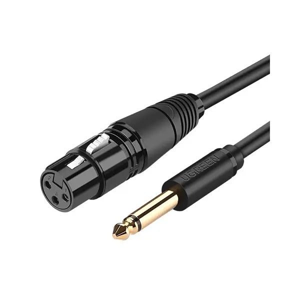 Ugreen 6.5mm Male to XLR Female Cable - 2m (Black) (AV131/20719)