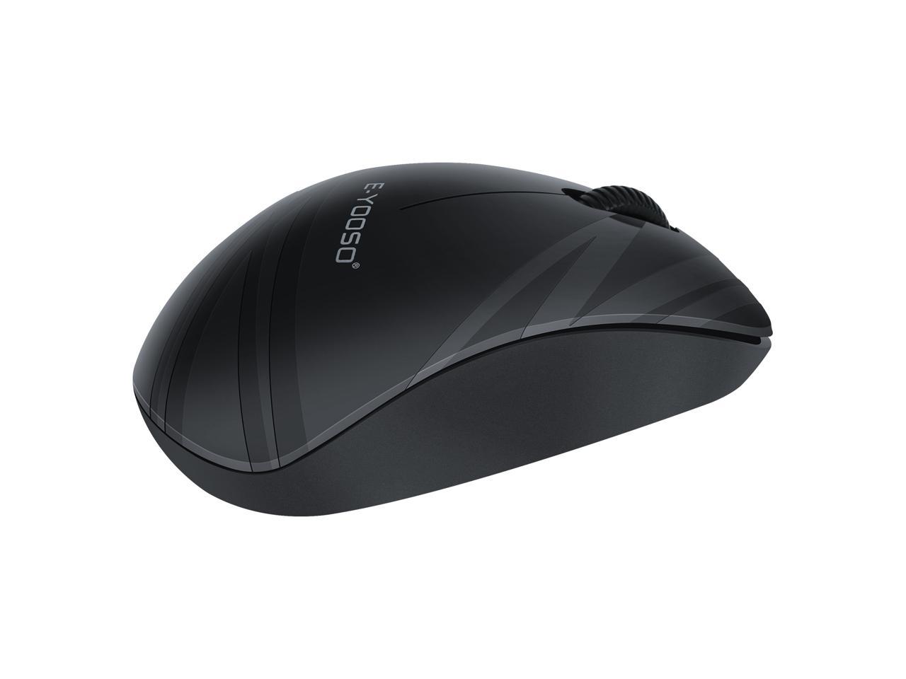 E-Yooso E-1070 Wireless Optical Mouse (Black)