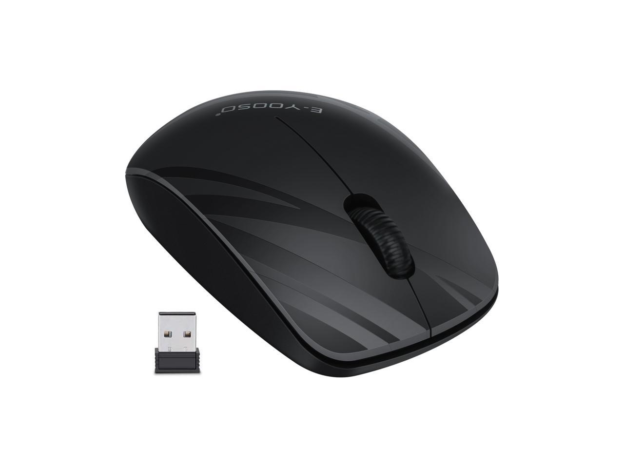 E-Yooso E-1070 Wireless Optical Mouse (Black)