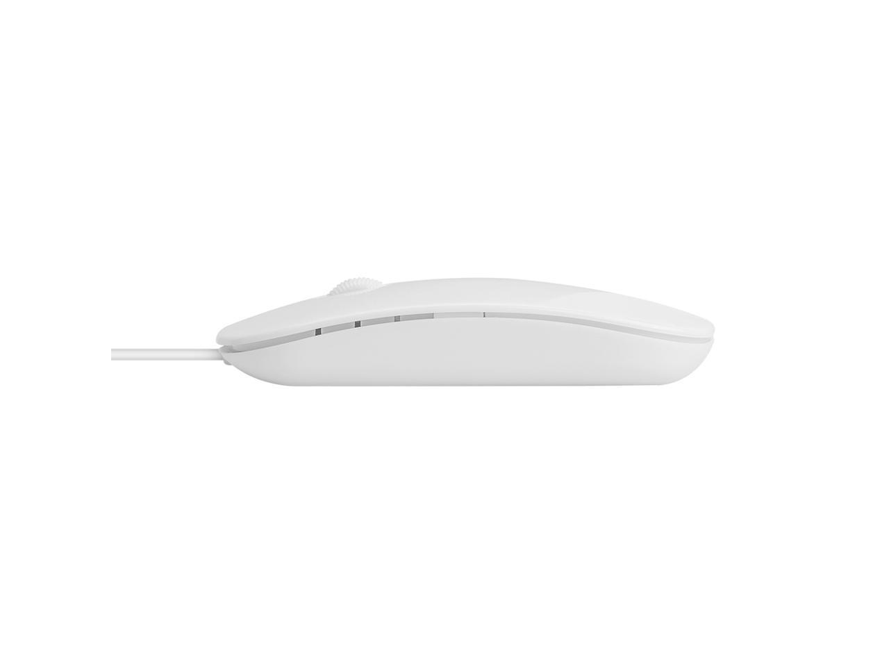 E-Yooso V-3000 Wired Optical Mouse (White)