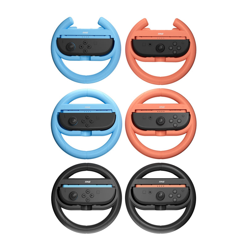 IINE Steering Wheel 2-Piece Set for Nintendo Switch 2