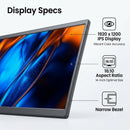 DreaMonitor Arie 1401D 14" WUXGA (1920x1200) 60Hz 30ms IPS Dual Portable Monitor