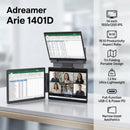 DreaMonitor Arie 1401D 14" WUXGA (1920x1200) 60Hz 30ms IPS Dual Portable Monitor