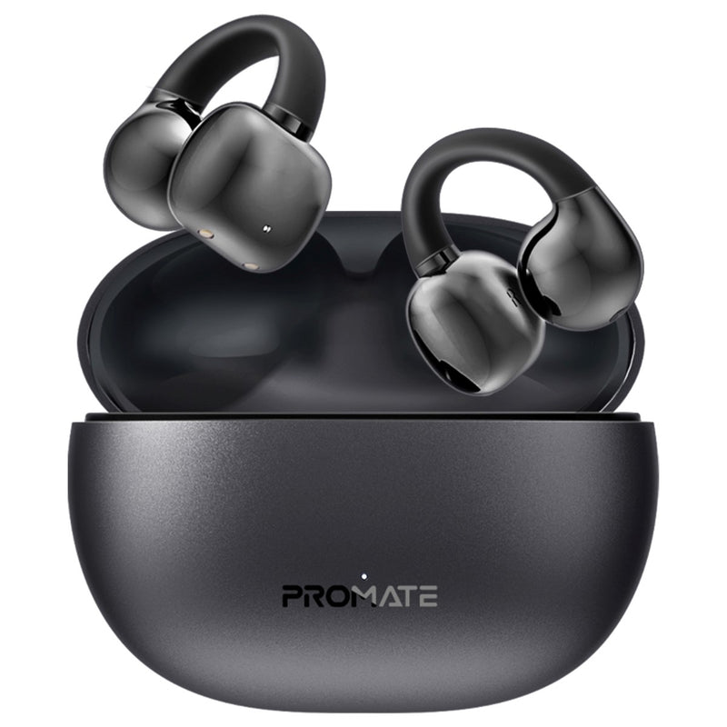 Promate AirClip AudioFit Open Ear Clip on TWS Earbuds with IntelliTouch | DataBlitz