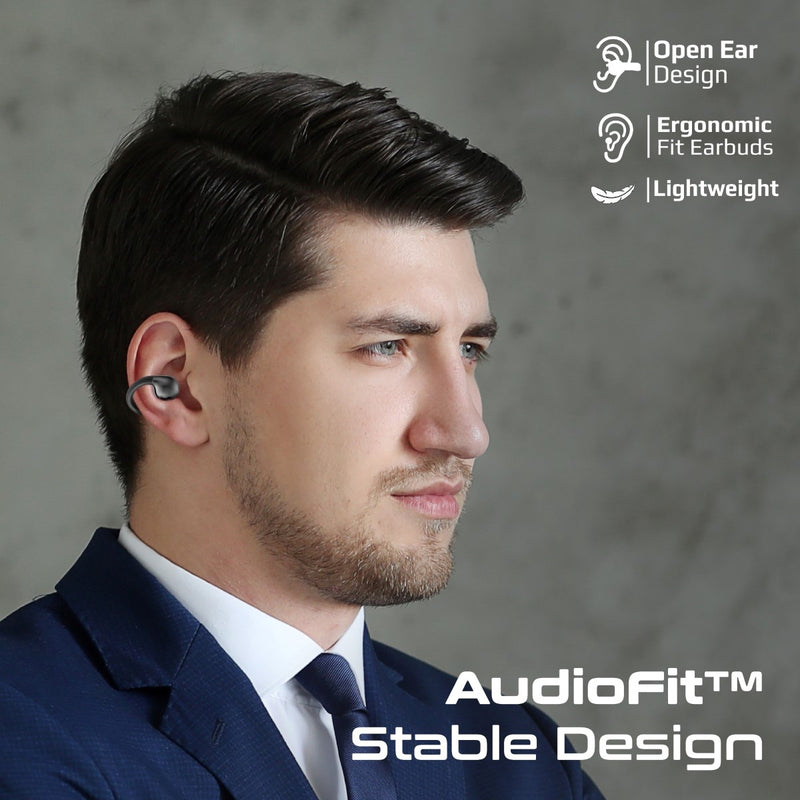 Promate AirClip AudioFit Open Ear Clip on TWS Earbuds with IntelliTouch | DataBlitz
