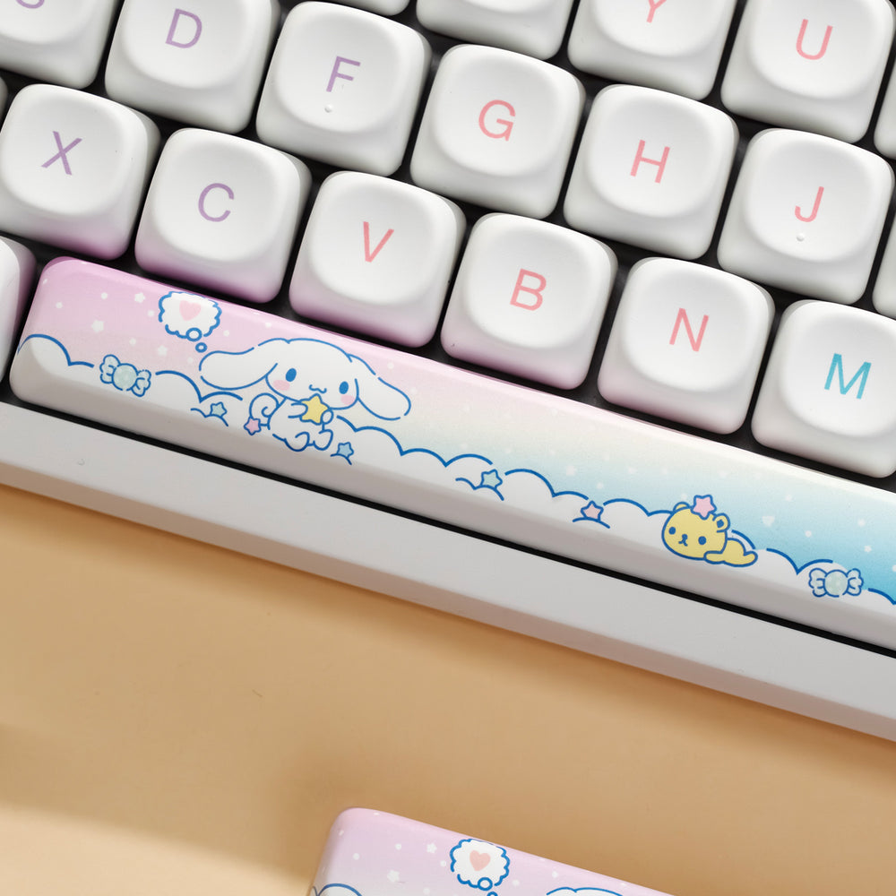 Akko Cinnamoroll 3108 V3 Wired Mechanical Keyboard (Akko Frost Pink Switch)