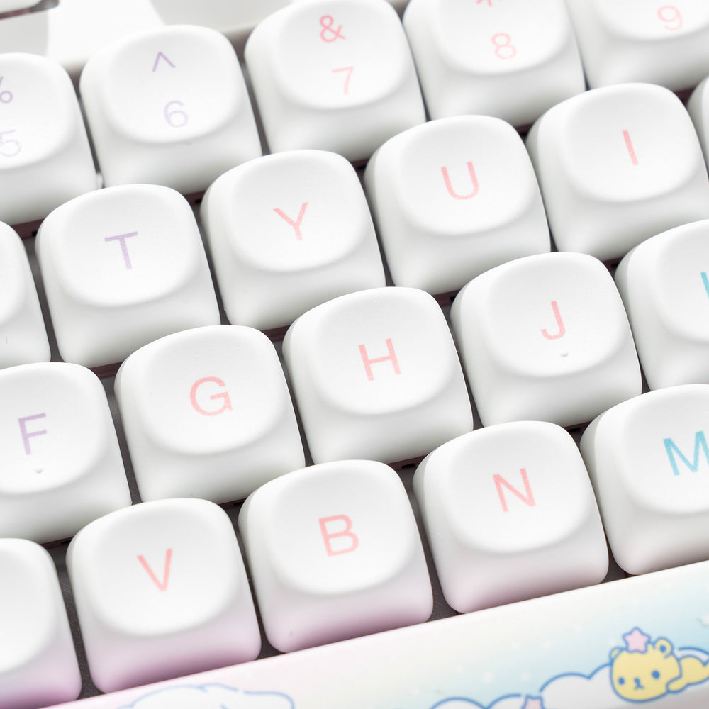 Akko Cinnamoroll 3108 V3 Wired Mechanical Keyboard (Akko Frost Pink Switch)