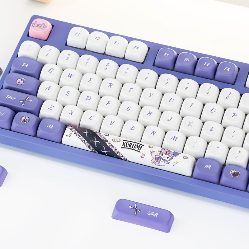 Akko Kuromi 3108 V3 Wired Mechanical Keyboard (Akko Frost Pink Switch)