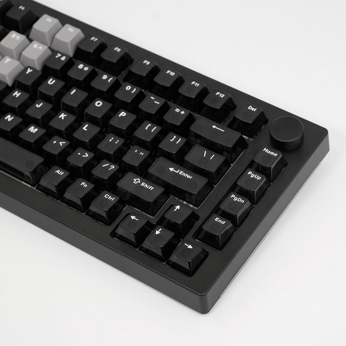 Akko 5075 V3 Wired ARGB Hot-Swappable Magnetic Keyboard (Gradient Hybrid Black Transparent) 