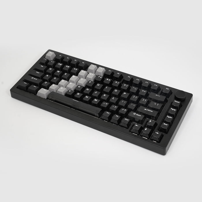 Akko 5075 V3 Wired ARGB Hot-Swappable Magnetic Keyboard (Gradient Hybrid Black Transparent) 