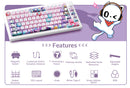 Akko 7th Anniversary MOD 007B HE PC Multi-Modes RGB Hot-Swappable Mechanical Keyboard (Akko Cream Yellow Magnetic Switch)