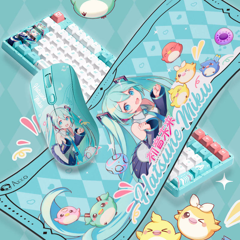 Akko AG ONE 3950 8K Wireless Tri-Mode Gaming Mouse (Hatsune Miku)
