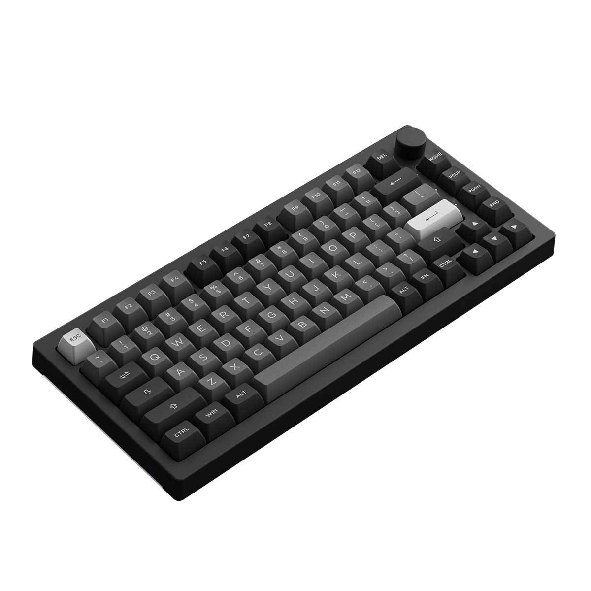 Akko Black & Silver 5075B Plus Multi-Modes RGB Hot-Swappable Mechanical Keyboard