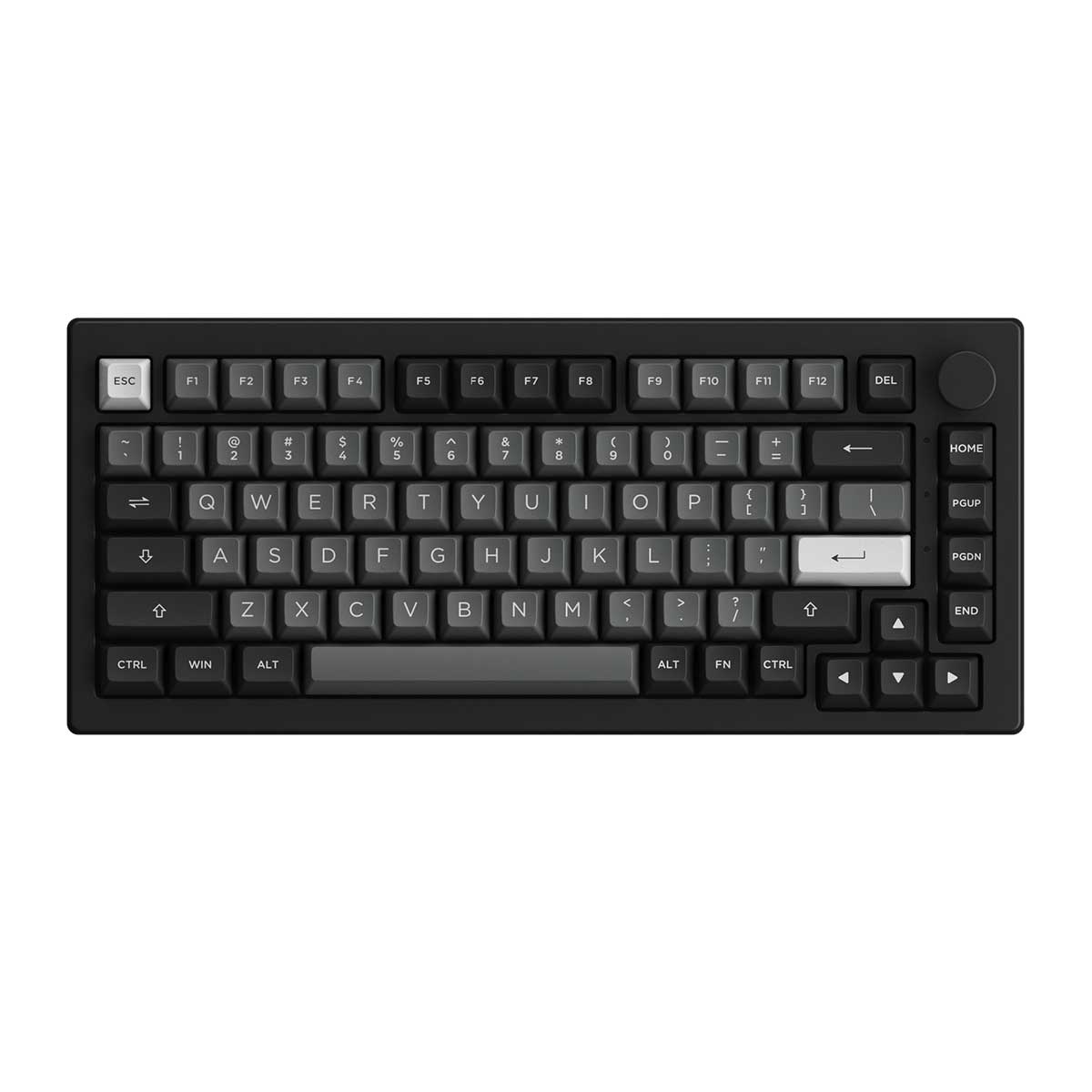 Akko Black & Silver 5075B Plus Multi-Modes RGB Hot-Swappable Mechanical Keyboard
