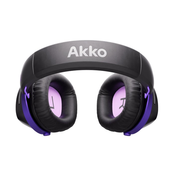 Akko GH300 Tri-Mode Gaming Headset with Microphone (Black, White)