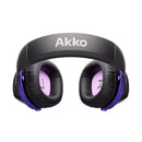 Akko GH300 Tri-Mode Gaming Headset with Microphone (Black, White)