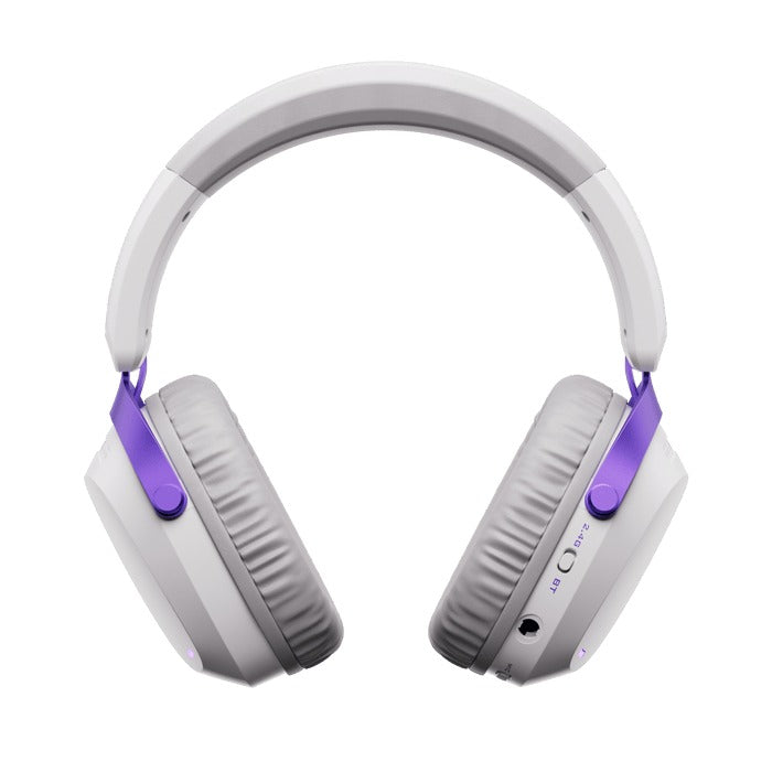 Akko GH300 Tri-Mode Gaming Headset with Microphone (Black, White)