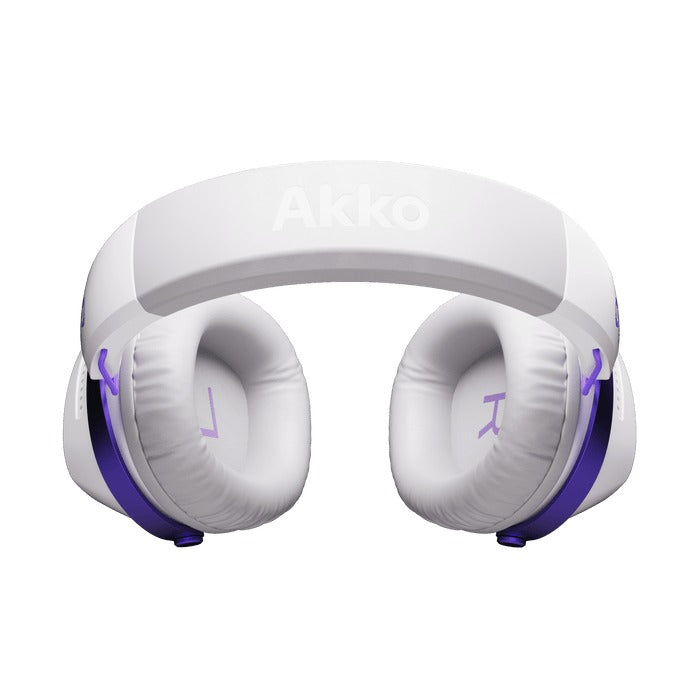 Akko GH300 Tri-Mode Gaming Headset with Microphone (Black, White)