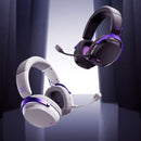 Akko GH300 Tri-Mode Gaming Headset with Microphone (Black, White)