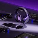 Akko GH300 Tri-Mode Gaming Headset with Microphone (Black, White)