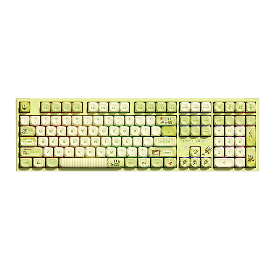 Akko KeroKero Keroppi 5108 V5 Multi-Mode RGB Hot-Swappable Mechanical Keyboard (Akko V3 Piano Pro)