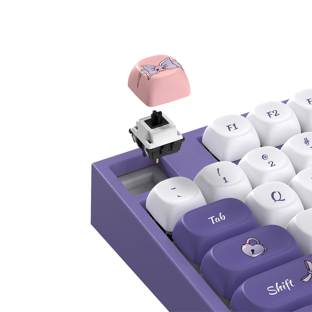 Akko Kuromi 5108 V5 Multi-Mode RGB Hot-Swappable Mechanical Keyboard (Akko V3 Piano Pro)