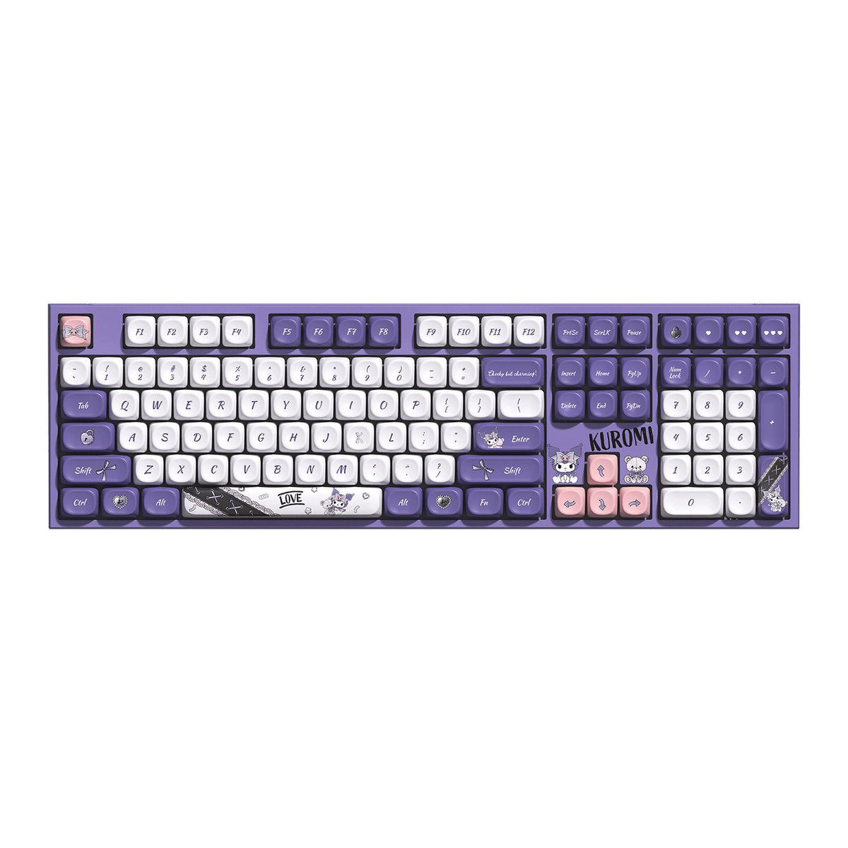 Akko Kuromi 5108 V5 Multi-Mode RGB Hot-Swappable Mechanical Keyboard (Akko V3 Piano Pro)
