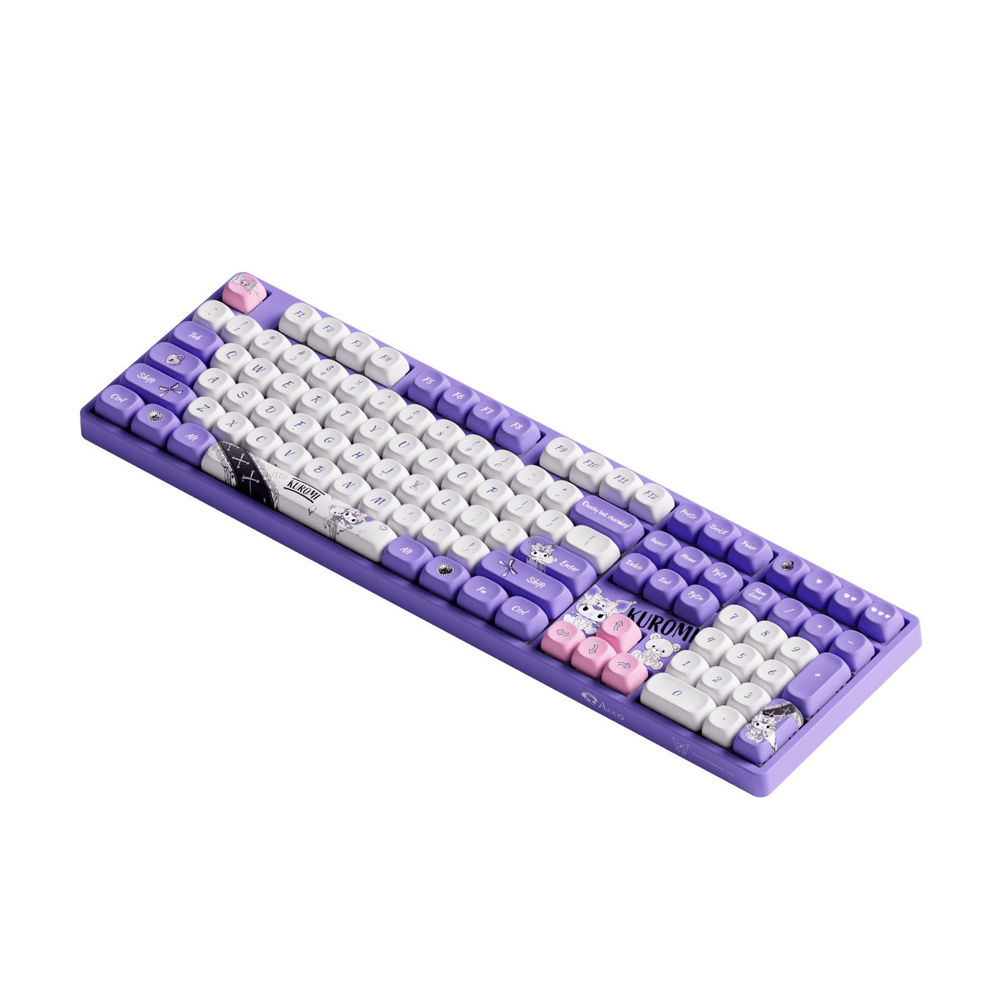 Akko Kuromi 5108B Plus Multi-Mode RGB Hot-Swappable Mechanical Keyboard (Akko TTC Gold Pink Switch)