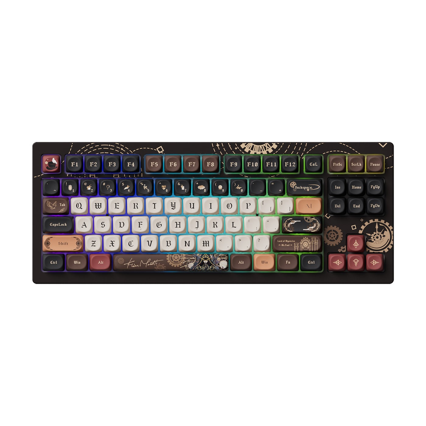 Akko 5087B v2 Lord of Mysteries Multi-Mode RGB Hot-Swappable Mechanical Keyboard (Akko V3 Piano Pro Switch)