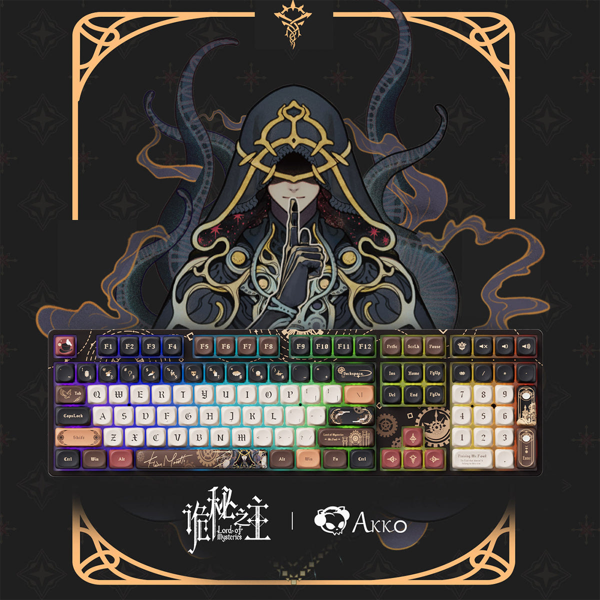 Akko Lord of Mysteries 5108B Plus Multi-Mode RGB Hot-Swappable Mechanical Keyboard