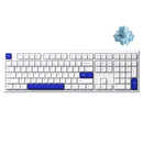 Akko MG108B Blue On White Multi-Mode RGB Hot-Swappable Mechanical Keyboard