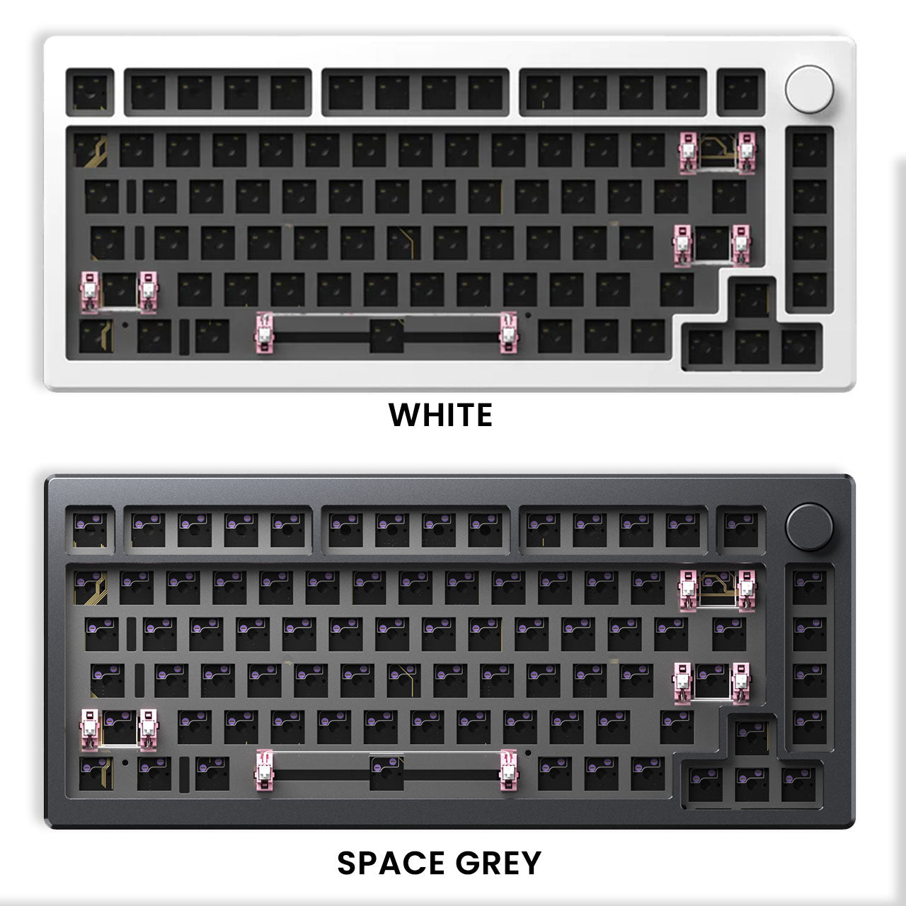 Akko MOD 007 V3 VIA DIY Kit Barebone Aluminum Case Gasket Mount Hot-Swappable Mechanical Keyboard