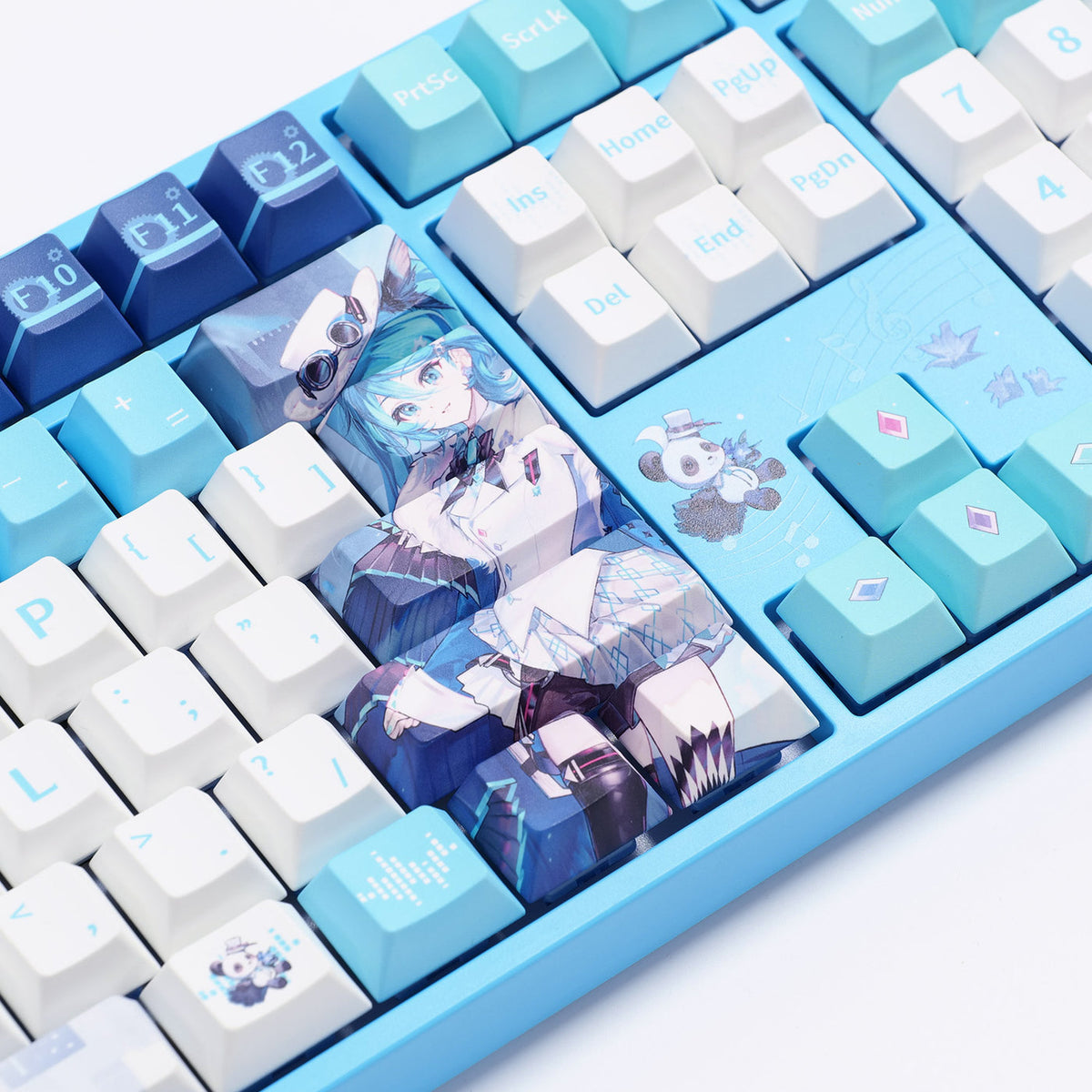 Akko Hatsune Miku With You 2025 5108 V5 Multi-Mode RGB Hot-Swappable Mechanical Keyboard