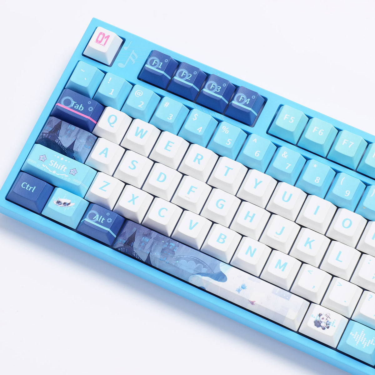 Akko Hatsune Miku With You 2025 5108 V5 Multi-Mode RGB Hot-Swappable Mechanical Keyboard