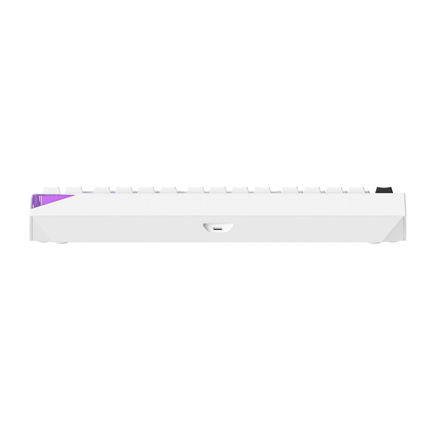 Akko Mineral 01 VIA Black on White Aluminum Curved Design Case Multi-Mode RGB Hot-Swappable Mechanical Keyboard