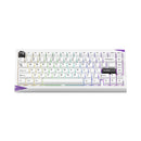Akko Mineral 01 VIA Black on White Aluminum Curved Design Case Multi-Mode RGB Hot-Swappable Mechanical Keyboard