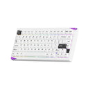 Akko Mineral 01 VIA Black on White Aluminum Curved Design Case Multi-Mode RGB Hot-Swappable Mechanical Keyboard