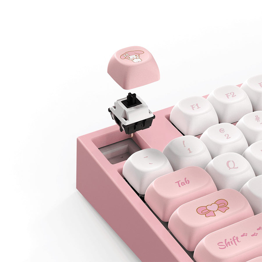 Akko My Melody 5108 V5 Multi-Mode RGB Hot-Swappable Mechanical Keyboard (Akko V3 Piano Pro)