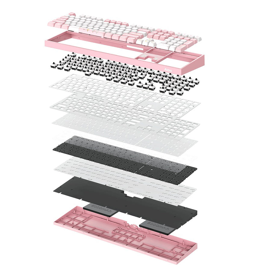 Akko My Melody 5108 V5 Multi-Mode RGB Hot-Swappable Mechanical Keyboard (Akko V3 Piano Pro)
