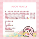 Akko Poco Family - Poco Lamb Keycap Set MOG Profile 129 Keys