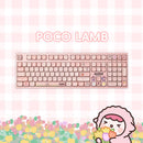 Akko Poco Lamb 3108 V3 Wired Mechanical Keyboard (Akko Frost Pink)